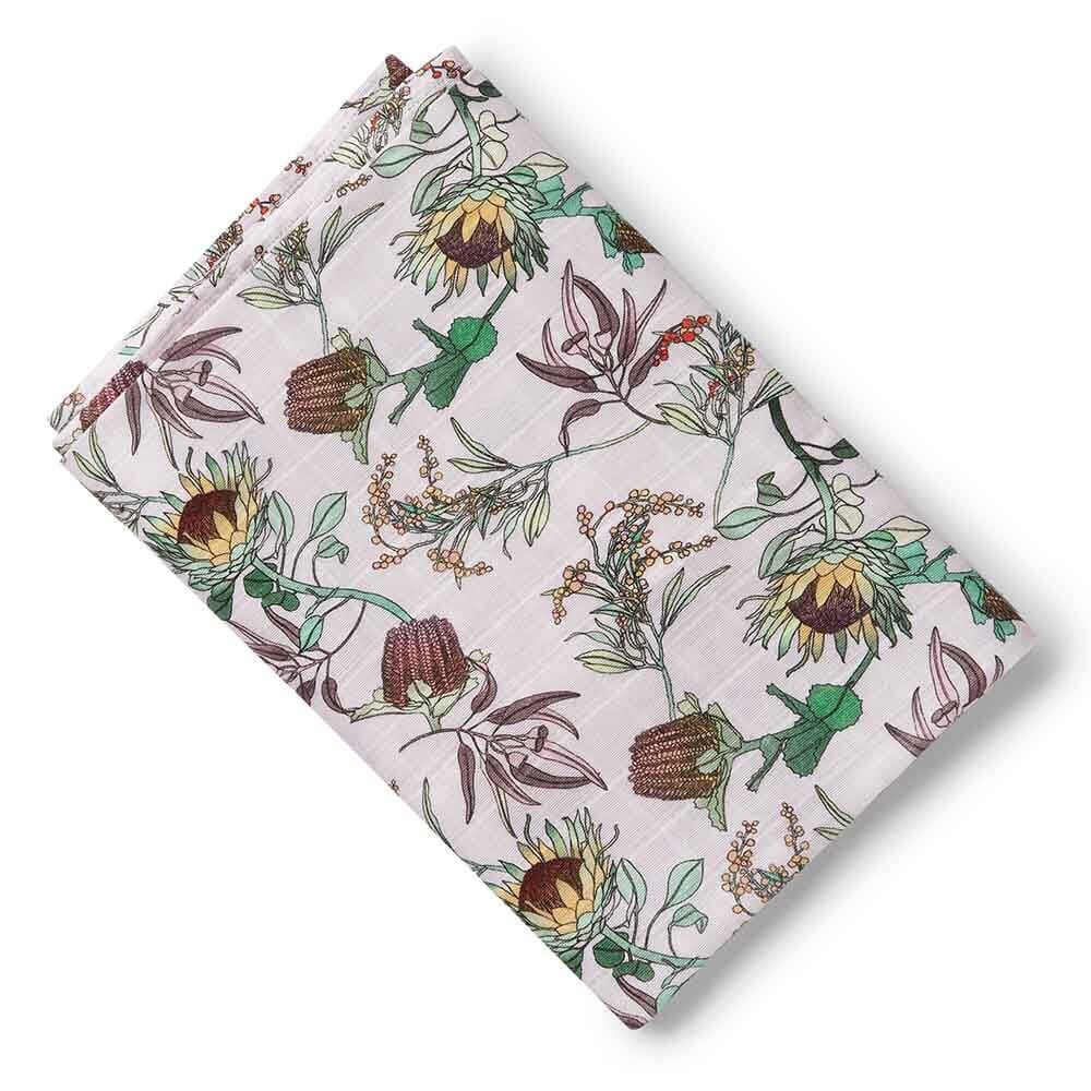 Organic Muslin Wrap - Banksia Swaddles & Wraps Snuggle Hunny 