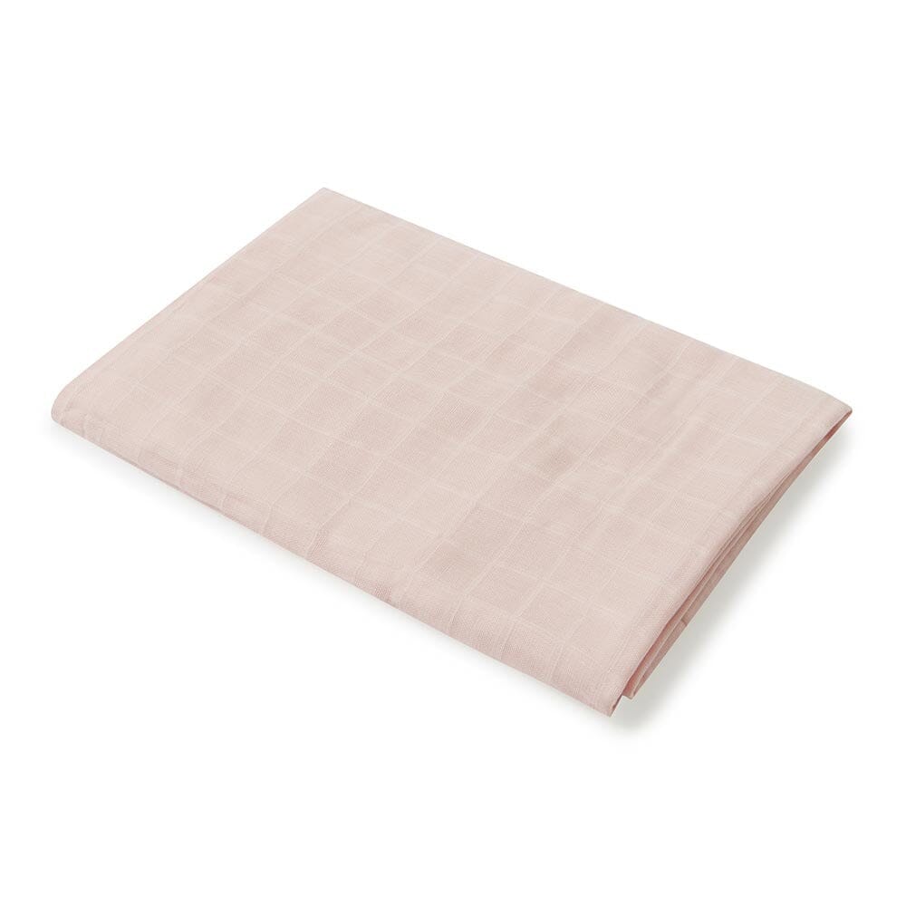 Organic Muslin Wrap - Musk Pink Swaddles & Wraps Snuggle Hunny Kids 