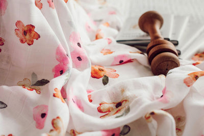 Organic Muslin Wrap - Poppy Swaddles & Wraps Snuggle Hunny Kids 