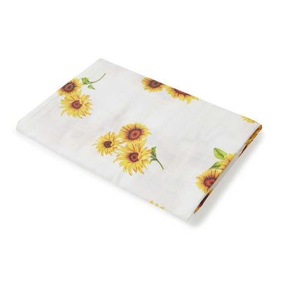 Organic Muslin Wrap - Sunflower Swaddles & Wraps Snuggle Hunny Kids 