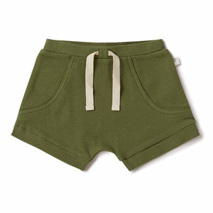 Snuggle Hunny - Organic Shorts - Olive