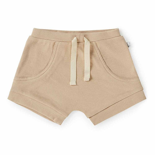 Snuggle Hunny Organic Shorts - Pebble