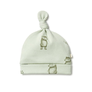 Wilson & Frenchy - Organic Rib Knot Hat Bear Hug