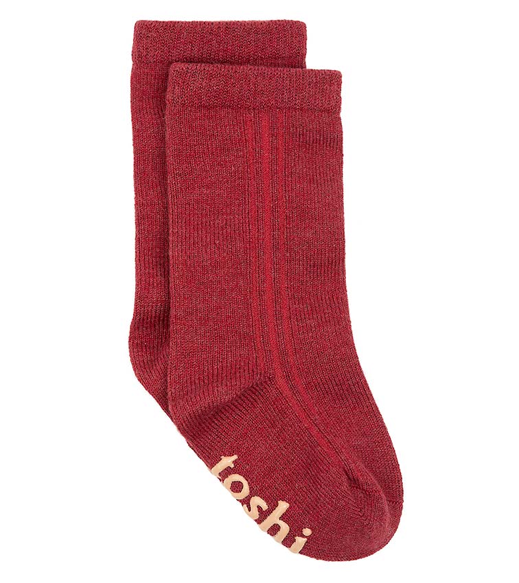 Organic Socks Knee Dreamtime - Rosewood Socks Toshi 