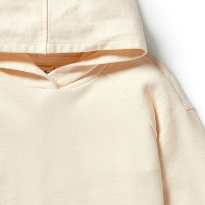 Organic Terry Hooded Sweat - Eggnog Hoodie Wilson & Frenchy 