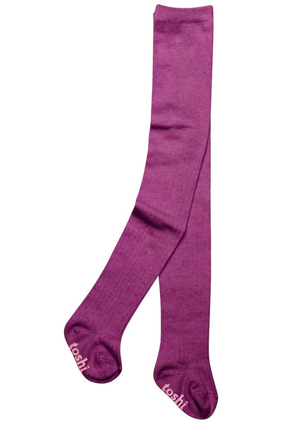 Organic Tights Footed Dreamtime - Violet Tights Toshi 