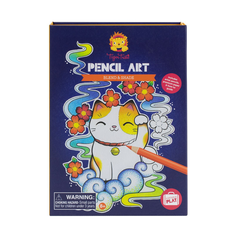 Pencil Art - Blend & Shade Arts & Crafts Tiger Tribe 