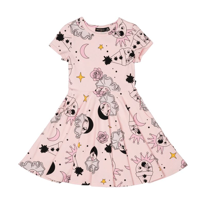 Pierrot Waisted Dress Short Sleeve Dress Rock Your Baby 