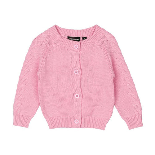 Rock Your Baby Pink Baby Knit Cardigan