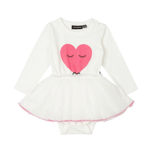 Rock Your Baby Pink Heart Baby Circus Dress