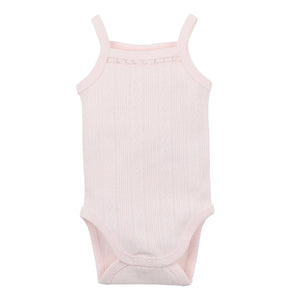 Bebe - Pink Pointelle Bodysuit