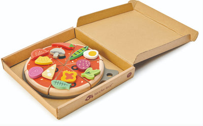 Pizza Party Wooden Toy Tender Leaf Toys 