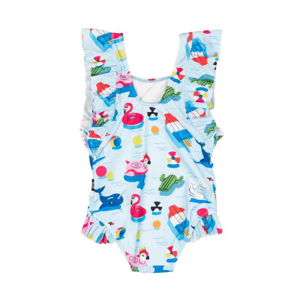 Pool Party One-Piece Swim With Full Lining One-Piece Swimsuit Rock Your Baby 