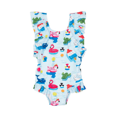 Pool Party One-Piece Swim With Full Lining One-Piece Swimsuit Rock Your Baby 