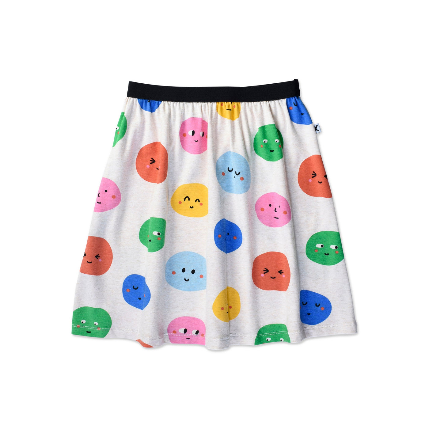 Happy Dots Skirt - Oatmeal Marle Skirt Minti 
