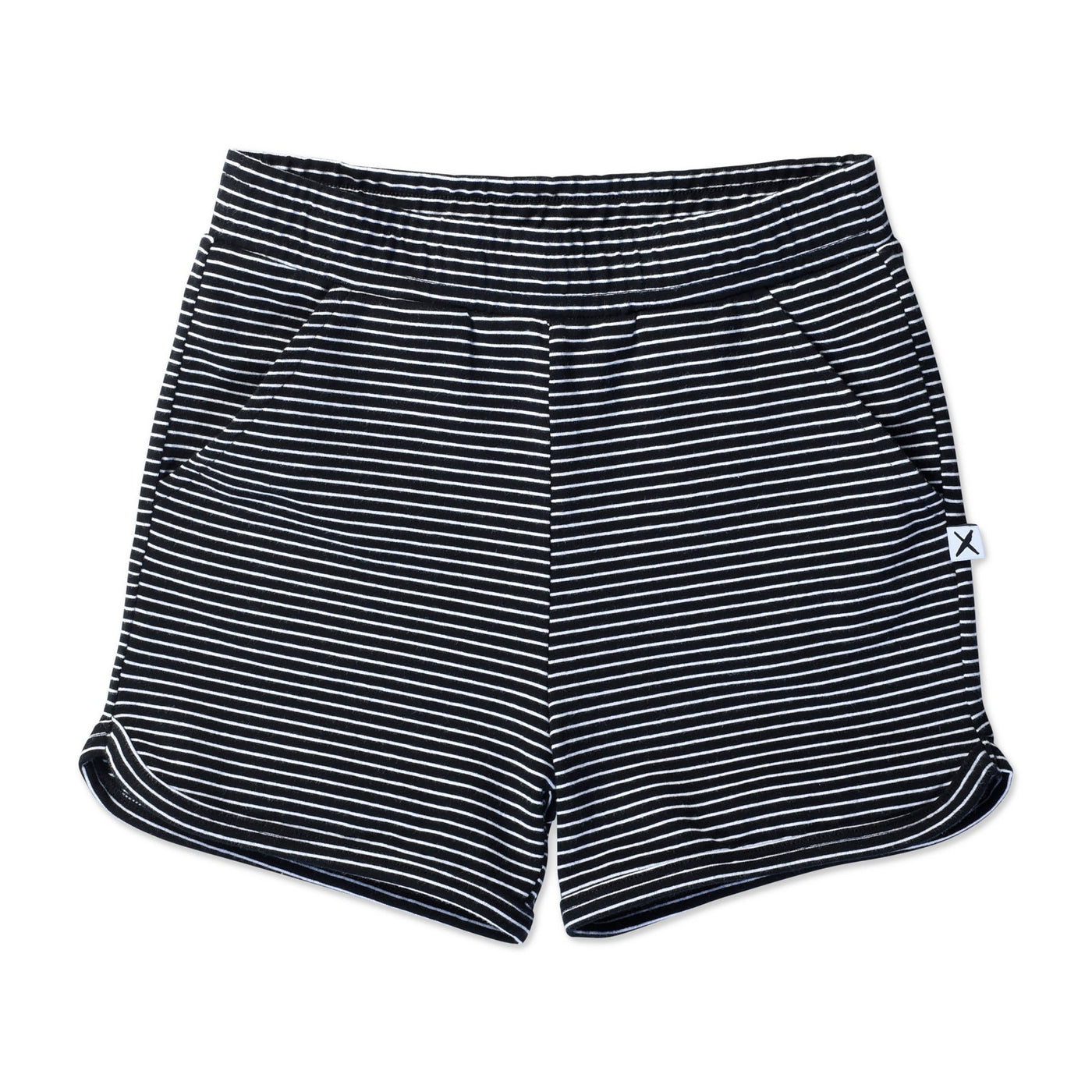 Sport Shorts - Black Stripe Shorts Minti 