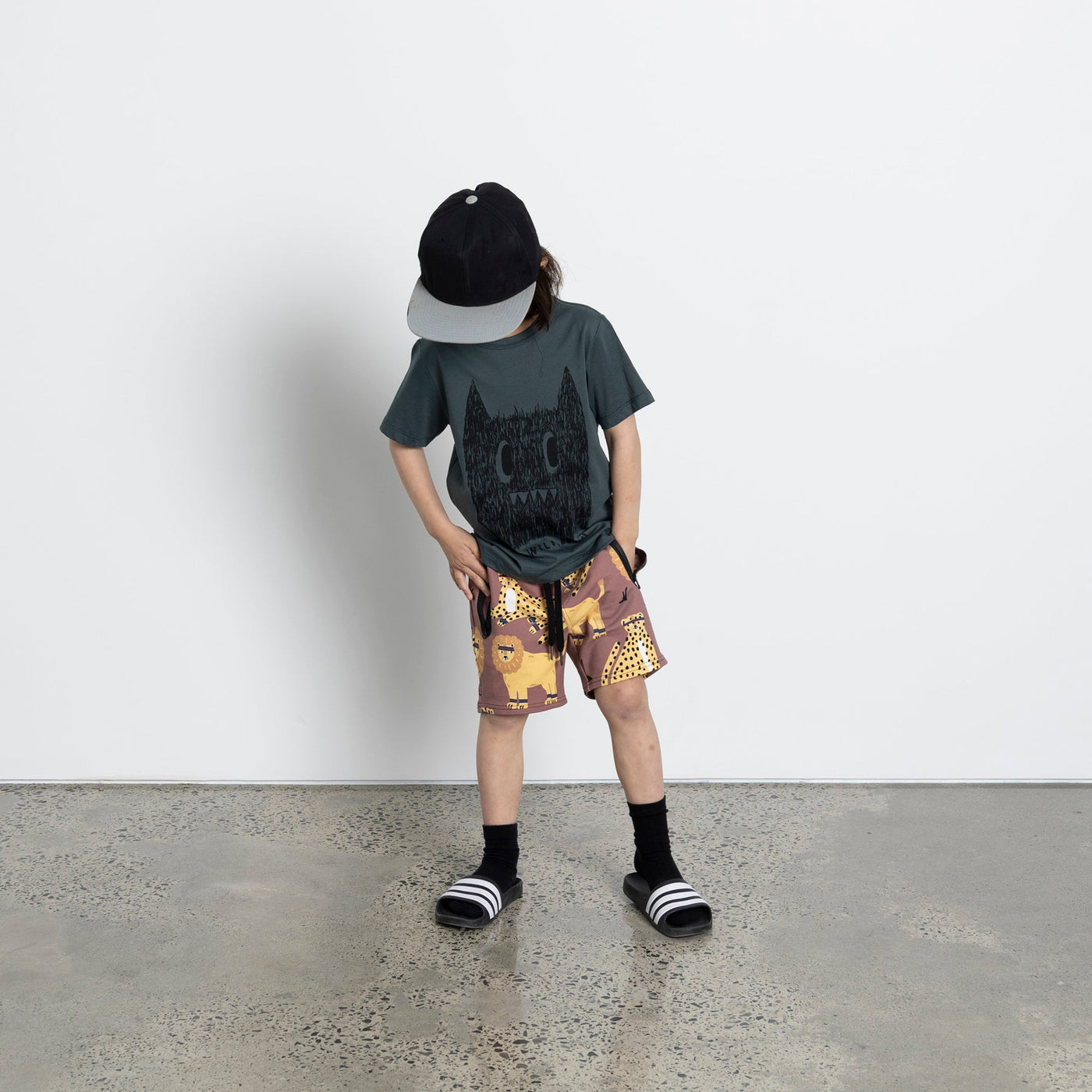 PRE ORDER - Sporty Cubs Short - Chocolate Shorts Minti 