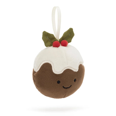 PREORDER Jellycat Festive Folly Christmas Pudding Soft Toy Jellycat 