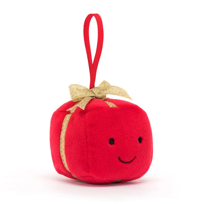 PREORDER Jellycat Festive Folly Present Soft Toy Jellycat 