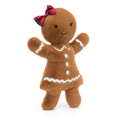 PREORDER Jellycat Jolly Gingerbread Ruby- Large Soft Toy Jellycat 