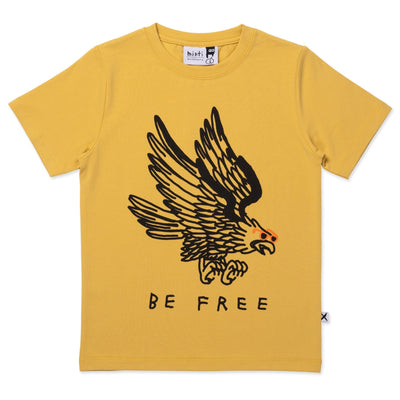 PREORDER Minti Be Free Tee - Dull Yellow Short Sleeve T-Shirt Minti 