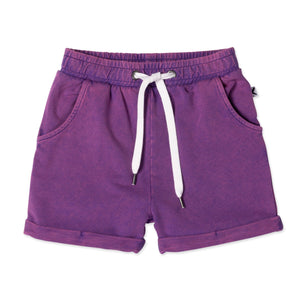 Minti Blasted Track Short - Purple Wash