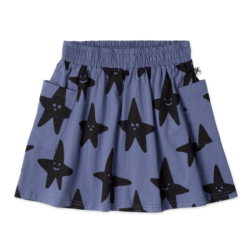 Minti Happy Stars Skirt - Midnight