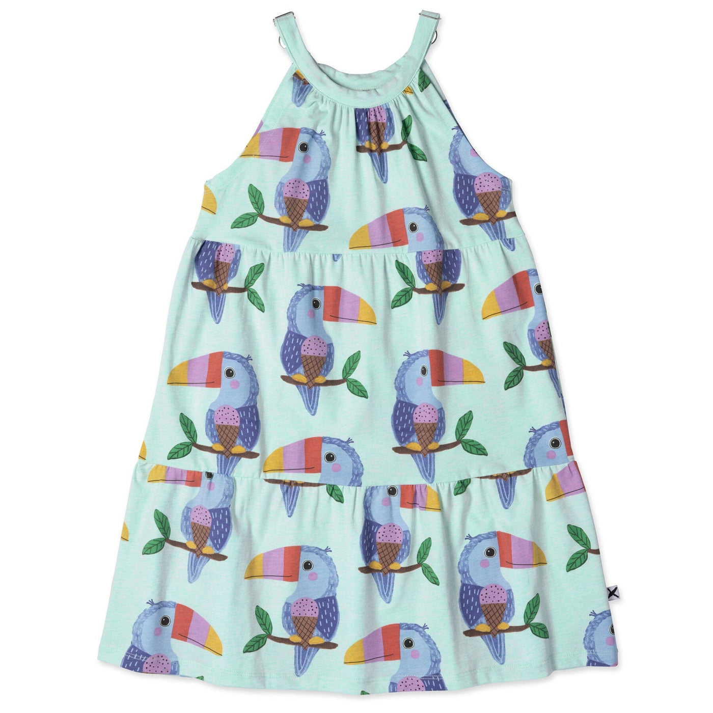 PREORDER Minti Icecream Toucan Dress - Mint Marle Sleeveless Dress Minti 