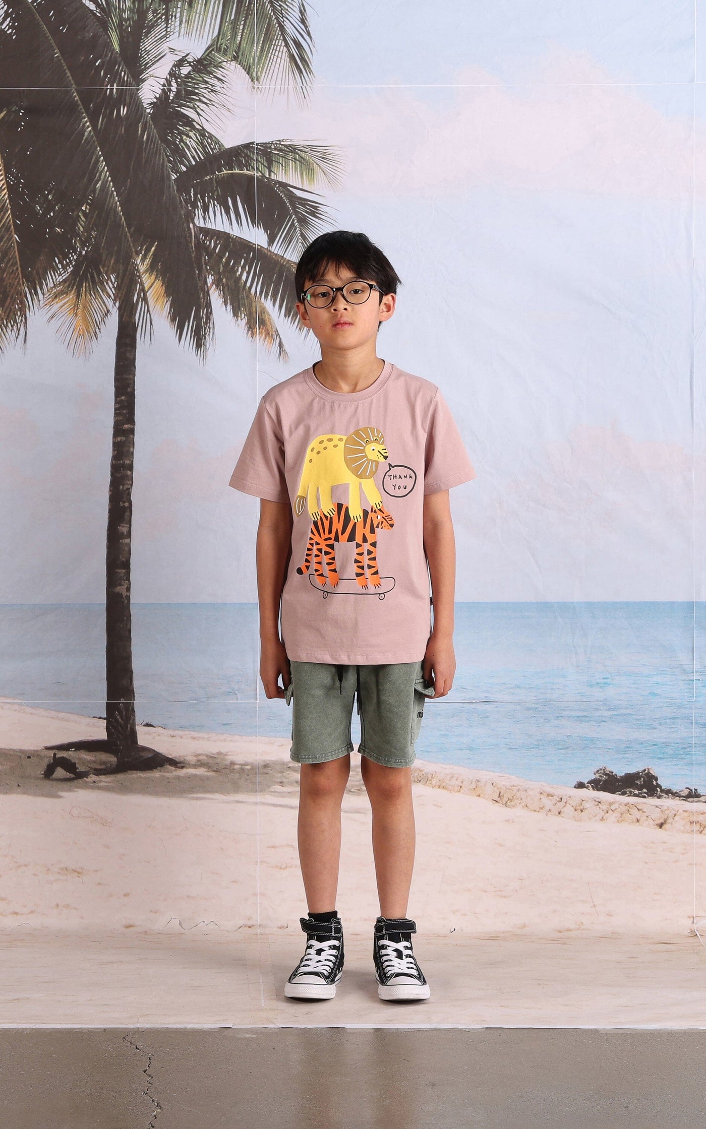 PREORDER Minti Jungle Skaters Tee - Clay Short Sleeve T-Shirt Minti 