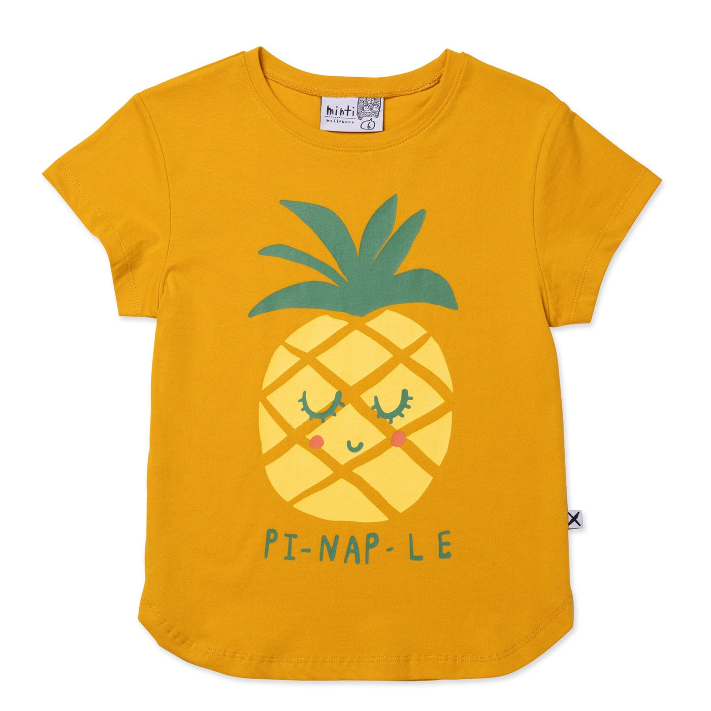 PREORDER Minti Pi-Nap-Le Tee - Mustard Short Sleeve T-Shirt Minti 