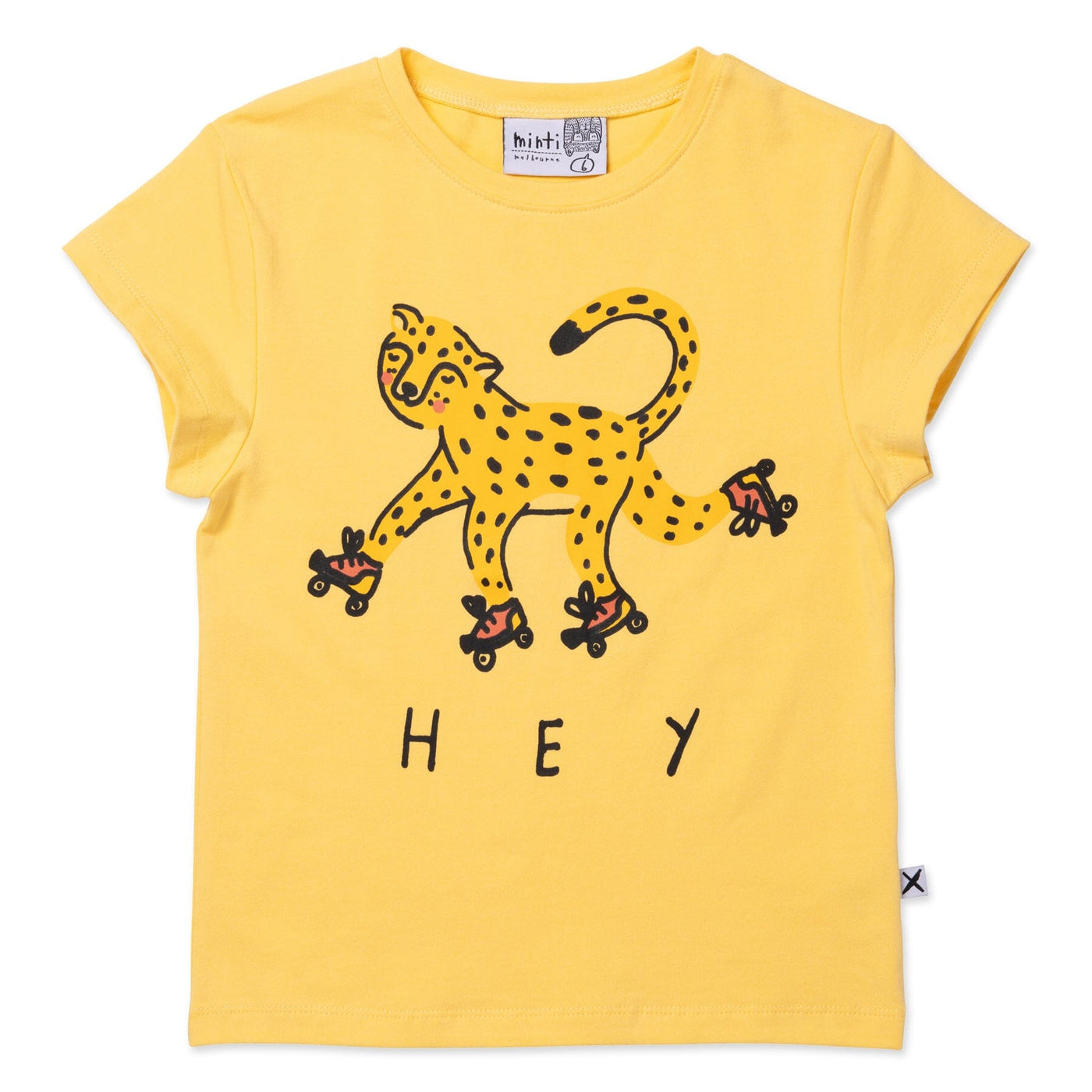 PREORDER Minti Roller Leopard Tee - Dull Yellow Short Sleeve T-Shirt Minti 