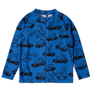 Minti Skate Frogs Rashie - Blue