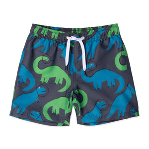 Minti Space Dinos Boardies - Dark Grey