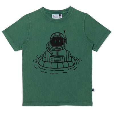 PREORDER Minti Swimming Astronaut Tee - Jungle Wash Short Sleeve T-Shirt Minti 