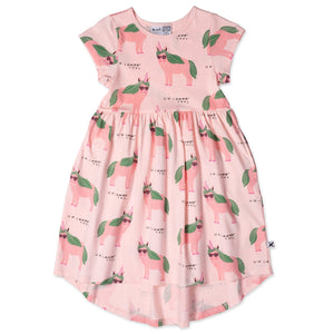 Minti Unicool Dress - Pink Marle