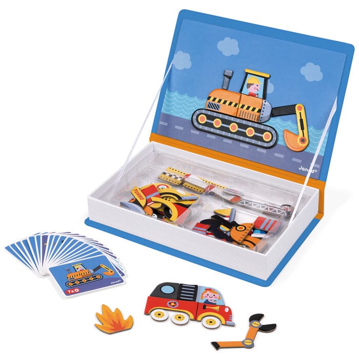 Racers Magnetibook Magnetic Play Janod 