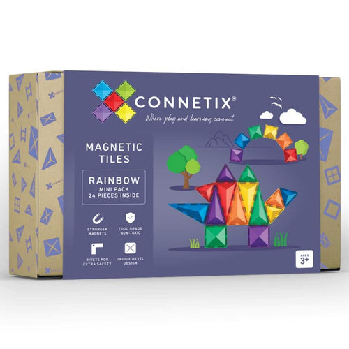 Connetix Tiles Mini Pack 24 pc - Rainbow