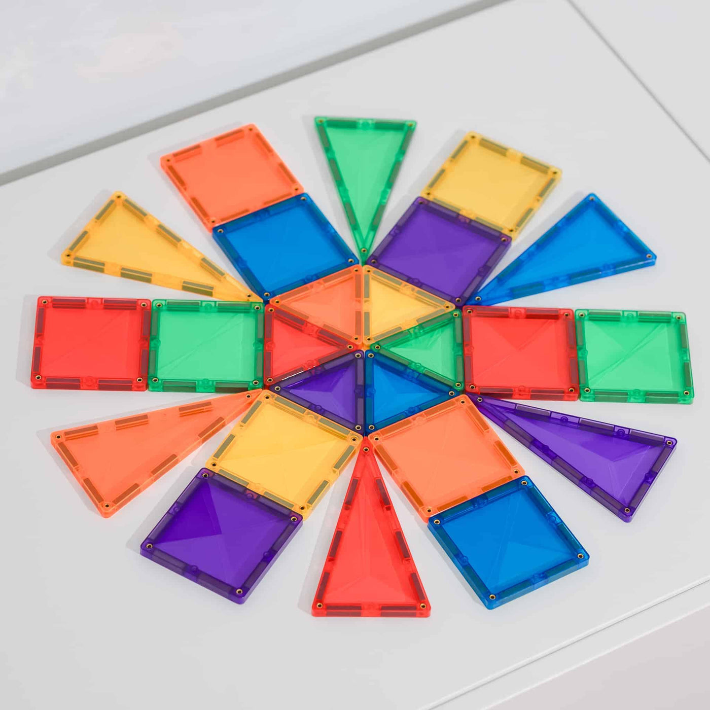Rainbow Mini Pack 24 pc Magnetic Play Connetix 