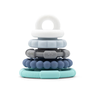 Rainbow Stacker and Teether Toy - Ocean Stacker Jellystone 