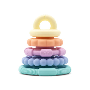 Jellystone - Rainbow Stacker and Teether Toy - Pastel STP