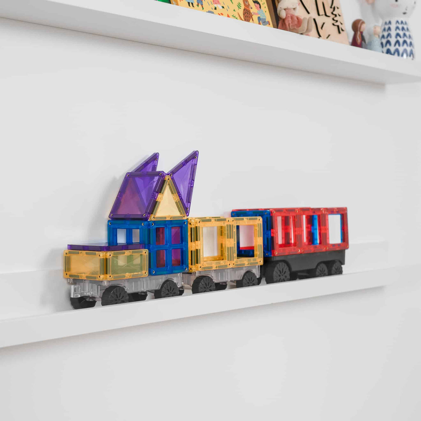 Rainbow Transport Pack 50 pc Magnetic Play Connetix 