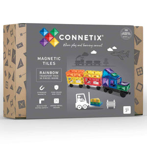 Connetix Tiles - Transport Pack 50pc | Rainbow