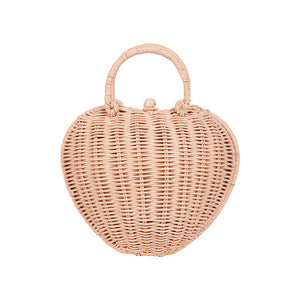 Olli Ella Rattan - Luvya Bag | Rose