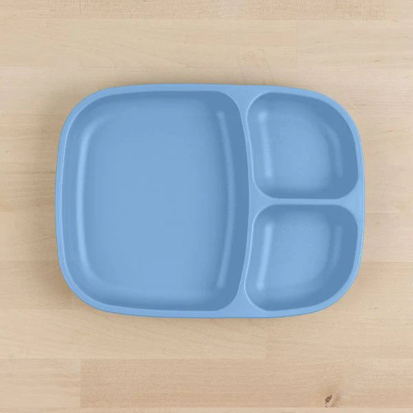 Re-Play Divided Tray (Rectangle) Mealtime Re-Play Denim 
