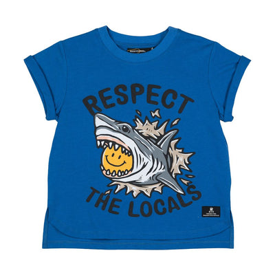 Respect The Locals SS T-Shirt Boxy Fit Short Sleeve T-Shirt Rock Your Baby 