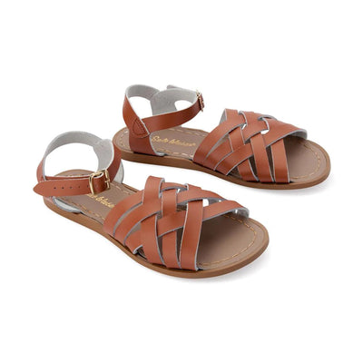 Retro Adults Sandals - Tan Retro Sandals Salt Water Sandals 
