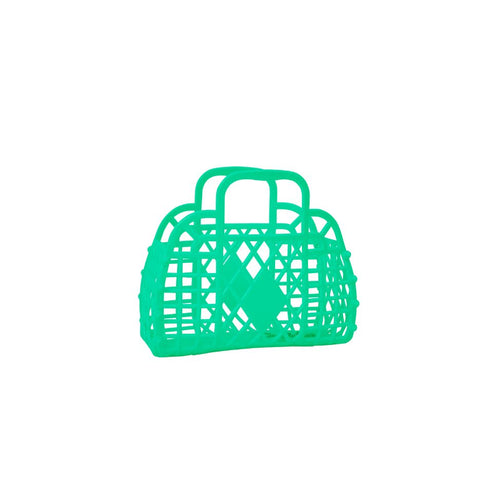Sun Jellies Retro Basket Mini - Green