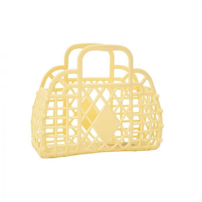 Retro Basket Mini - Yellow Basket Sun Jellies 