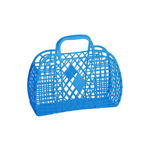 Sun Jellies Retro Basket Small - Royal Blue