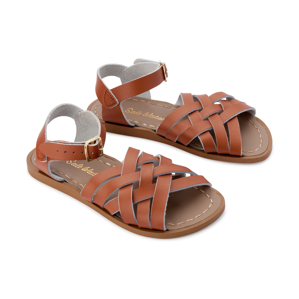 Retro Sandals - Tan Retro Sandals Salt Water Sandals 